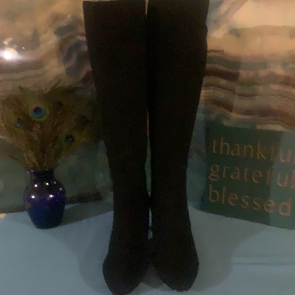Bandolino Shoes - Bandolino Black Suede Boots Sz 5.5~NWT